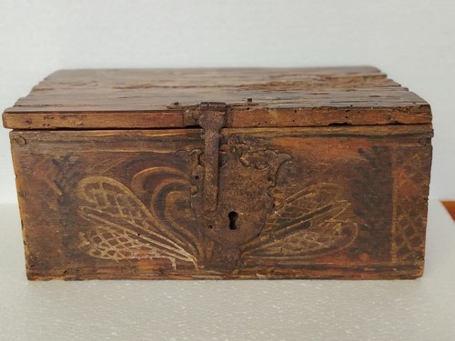 Antica cassetta legno di - antica,