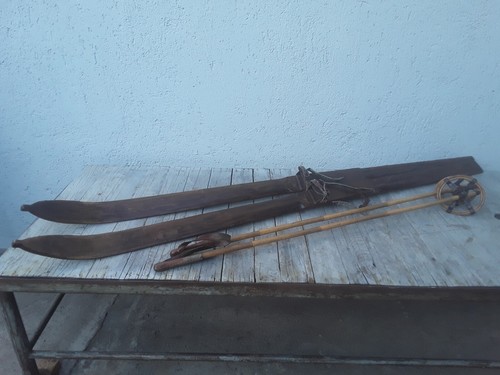 Sci legno antichi con - sci,