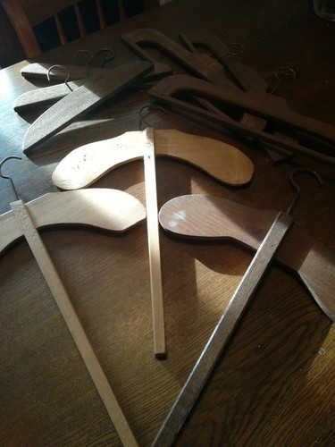 Antiche crucce legno - in,
