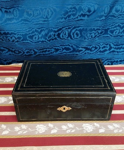 Antico cofanetto scrigno legno - cofanetto,