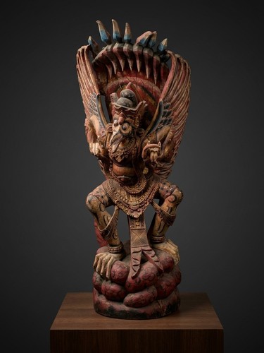 Scultura legno antica - scultura,