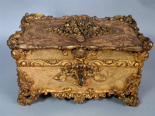 Antica scatola legno - scatola,
