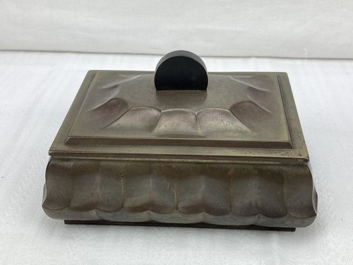 Cofanetto ottone art deco