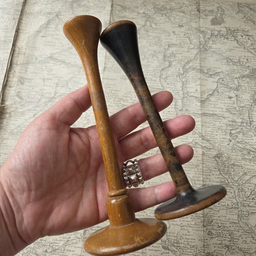 Stetoscopi antichi legno - 2,