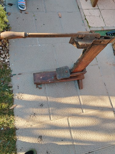 Antica tappatrice legno - antica,