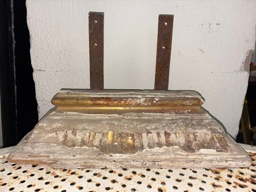 Peana base antica legno - base,