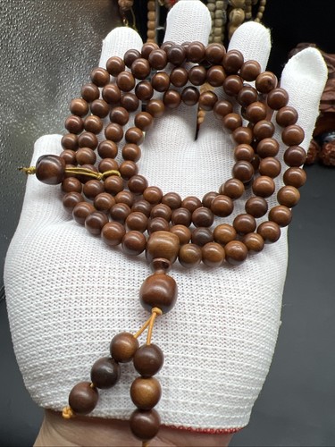 Collana 108 perle - , legno